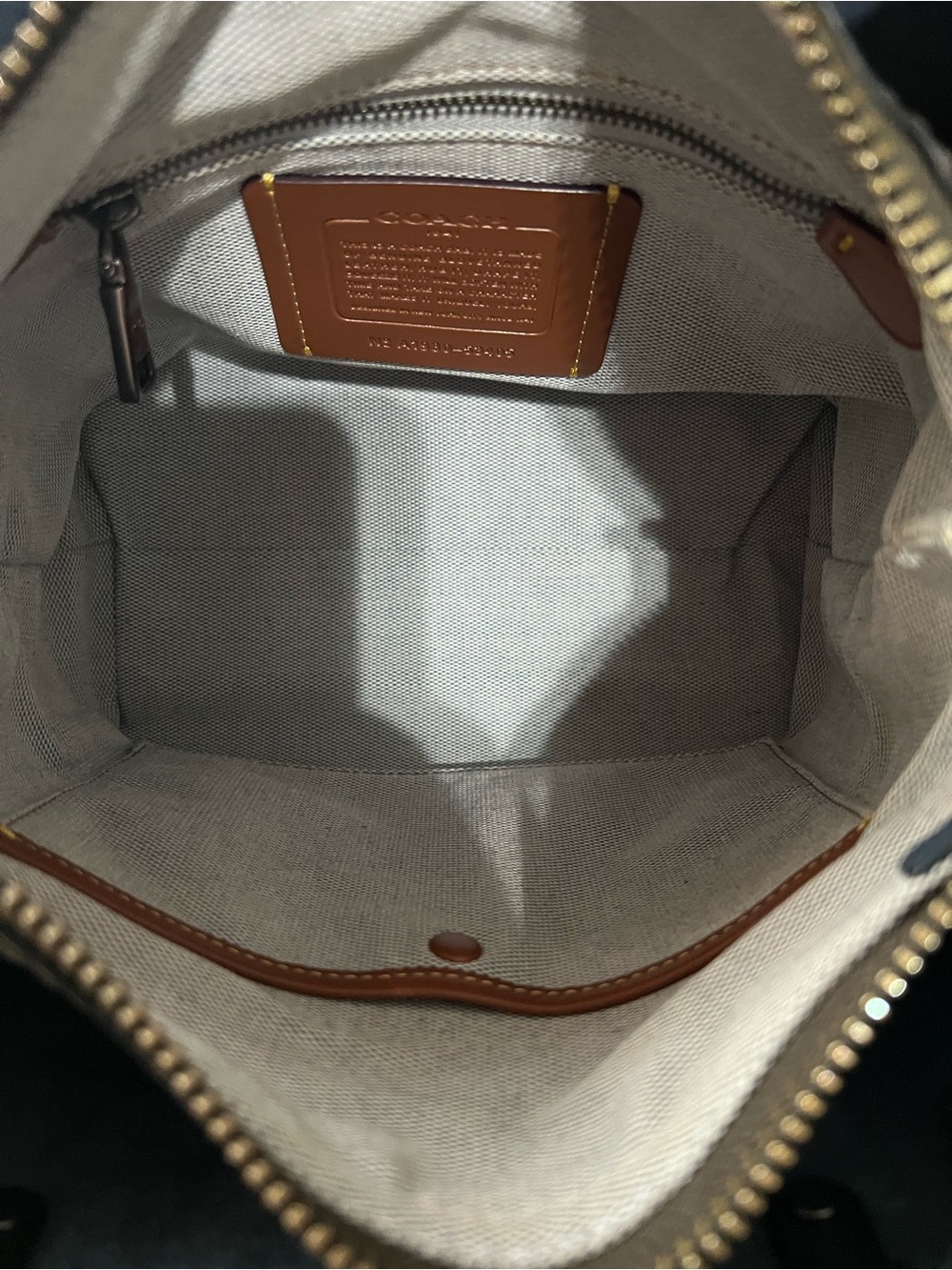 COACH rogue 25 Pebbled Leather Stud Satchel in Olive Green - Picture 4 of 8